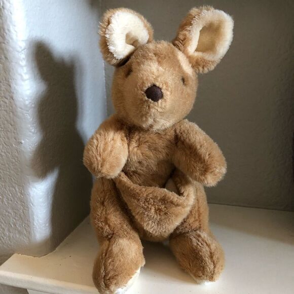 Vintage Plush Kangaroo Stuffed Animal - Picture 3 of 7